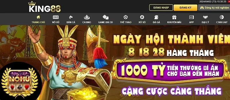 King88 - Nhà cái cá cược đẳng cấp và uy tín nhất hiện nay