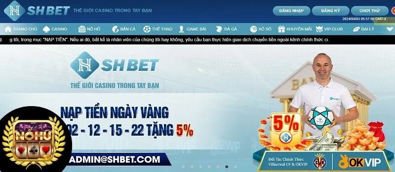 SHBet - Nhà cái cá cược chất lượng đạt chuẩn Châu Á