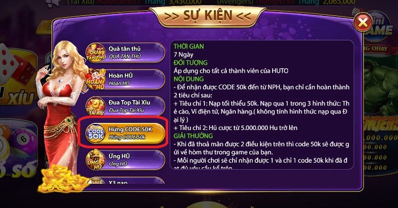 Hứng code thả ga cho quý cược thủ 7 ngày trong tuần tại Huto