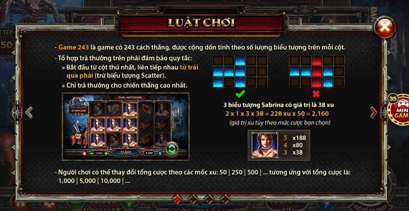 Mang tới 243 cách chiến thắng cho người chơi 