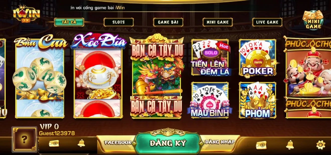 Game bài đổi thưởng Iwin